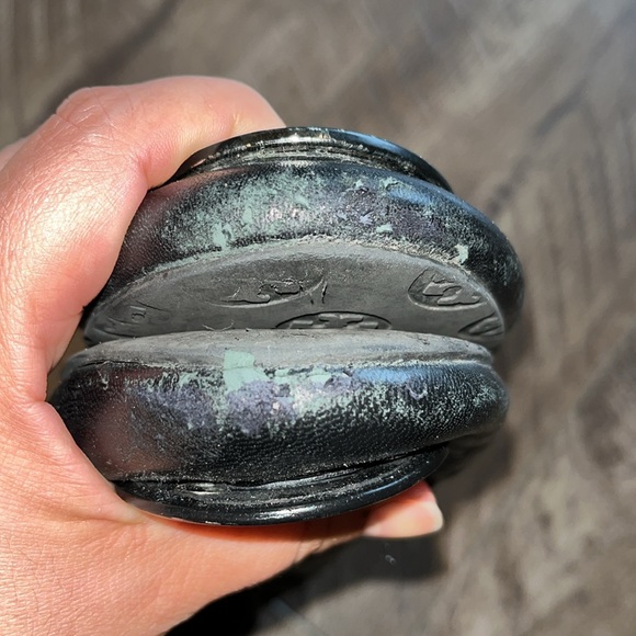 TORY BURCH FLATS SIZE 9.5  BLACK - Picture 4 of 9